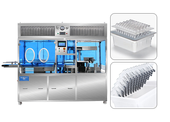 Pre-filled syringe denesting machine