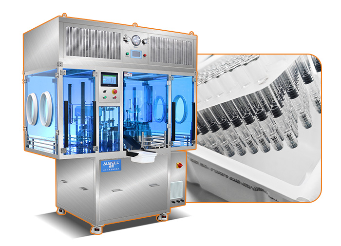 Gynecological gel prefilled syringe filling machine